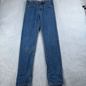 Vintage Todd Oldham Jeans Slim Straight Leg Mens Size W30 Blue 100% Cotton